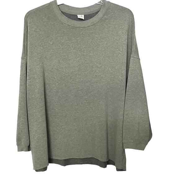 SECRET TREASURES PULL-OVER CREW NECK SWEATSHIRT, MENS, XL(16-18)-GREEN, LONG SLV - Picture 1 of 11